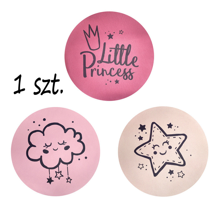 Poduszka ekoskóra z serii LITTLE PRINCESS 1 szt. 6 cm
