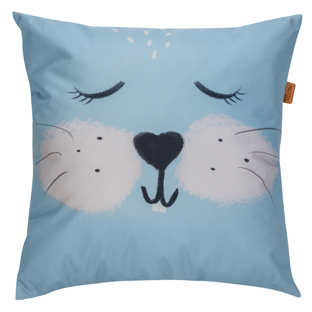 Poduszka seria Leśne Zwierzątka ZAJĄC niebieska 1 szt.