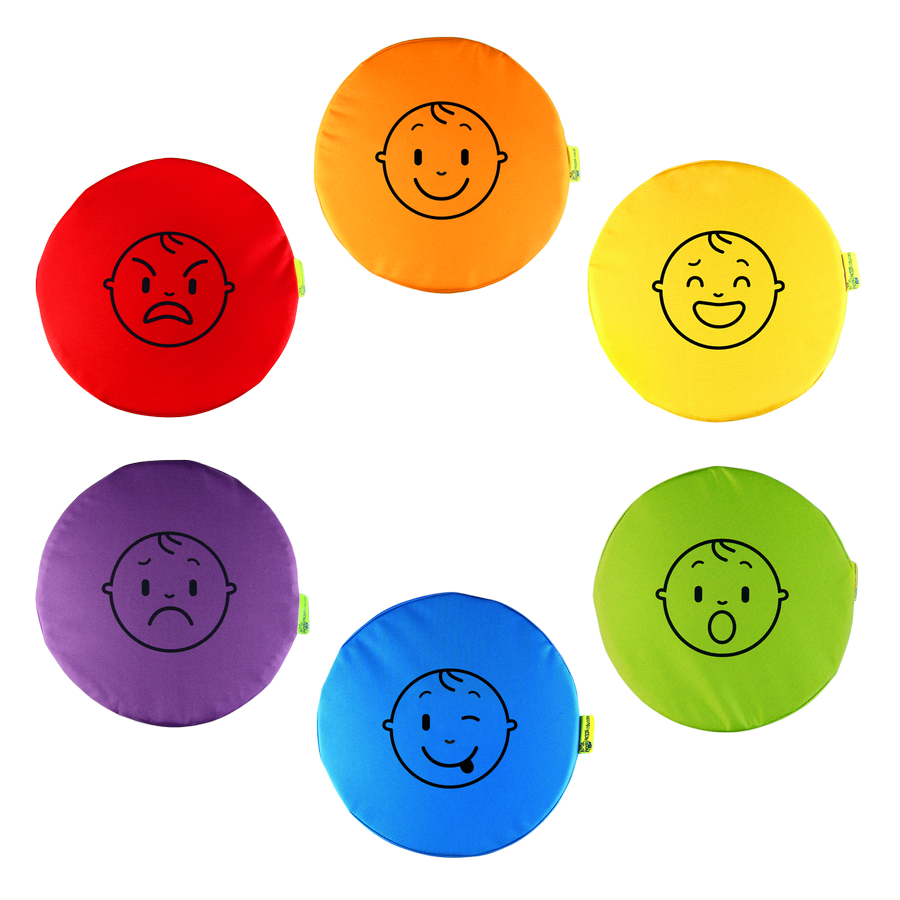 Poduszki EKOSKÓRA zestaw Emocje 6 szt. AKSON