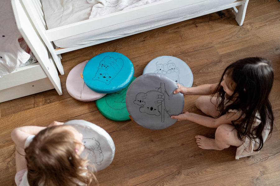 Poduszki ekoskóra ZWIERZĄTKA LENIWIEC 3 cm 1 szt.