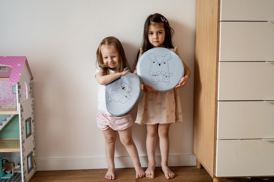 Poduszki ekoskóra ZWIERZĄTKA LENIWIEC 3 cm 1 szt.