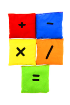 Woreczki gimnastyczne Akson ZESTAW  ZNAKI MATEMATYCZNE