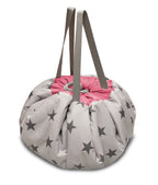 Worek mięciutka mata na zabawki 3w1 wzór GWIAZDKI