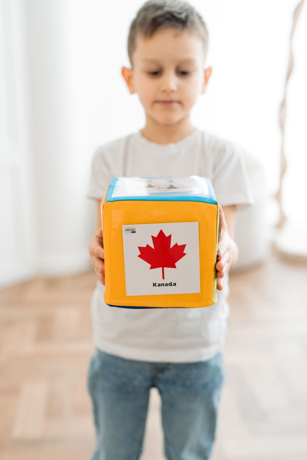 Zestaw Kostka Edukacyjna z kieszeniami + 52 karty zabytki PL