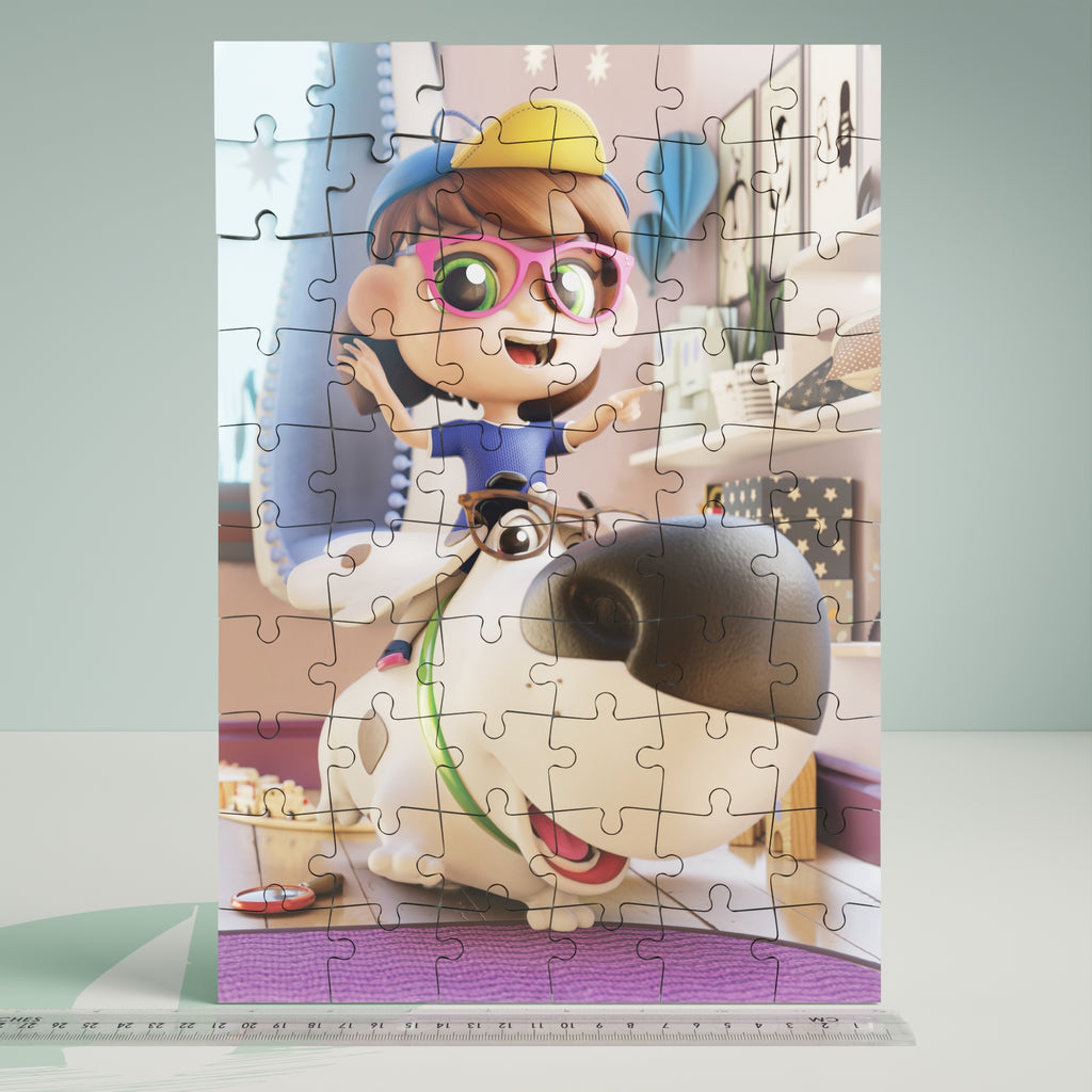 Detective Basia puzzle 31x21.5